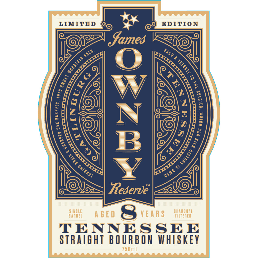 James Ownby Reserve 8 Year Old Tennessee Bourbon