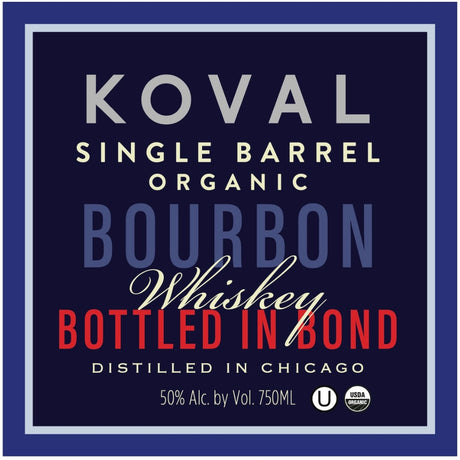 Koval Organic Bottled in Bond Bourbon Whiskey