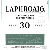 Laphroaig 30 Year Old 2024 Release Whiskey