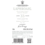 Laphroaig 33 Year Old Strong Characters Donald Johnston
