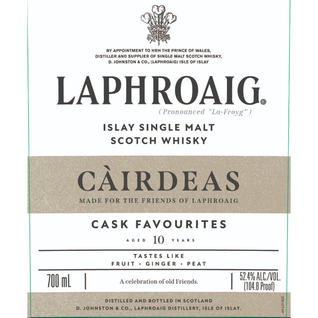 Laphroaig Càirdeas Cask Favourites 10 Year Old