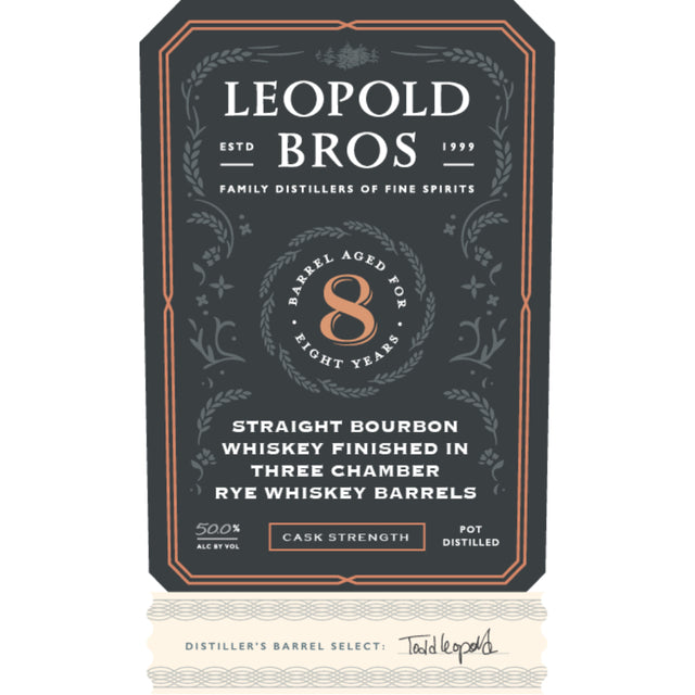 Leopold Bros. Bourbon Finished in Three Chambers Rye Barrels