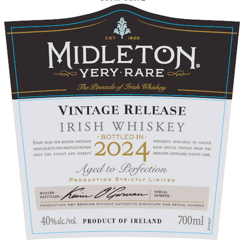 Midleton Very Rare Vintage Release 2024