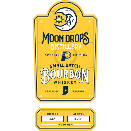 Moon Drops Distillery Indiana Pacers Bourbon