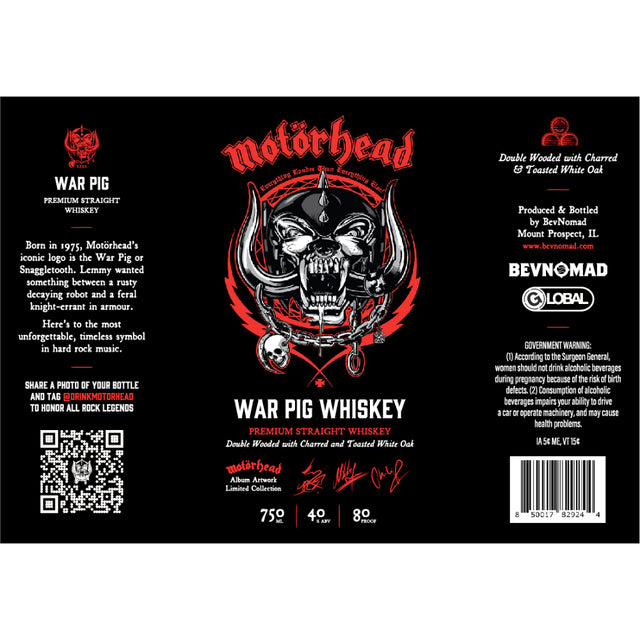 Motorhead War Pig Whiskey