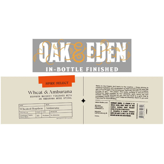 Oak & Eden Spire Select Wheat & Amburana