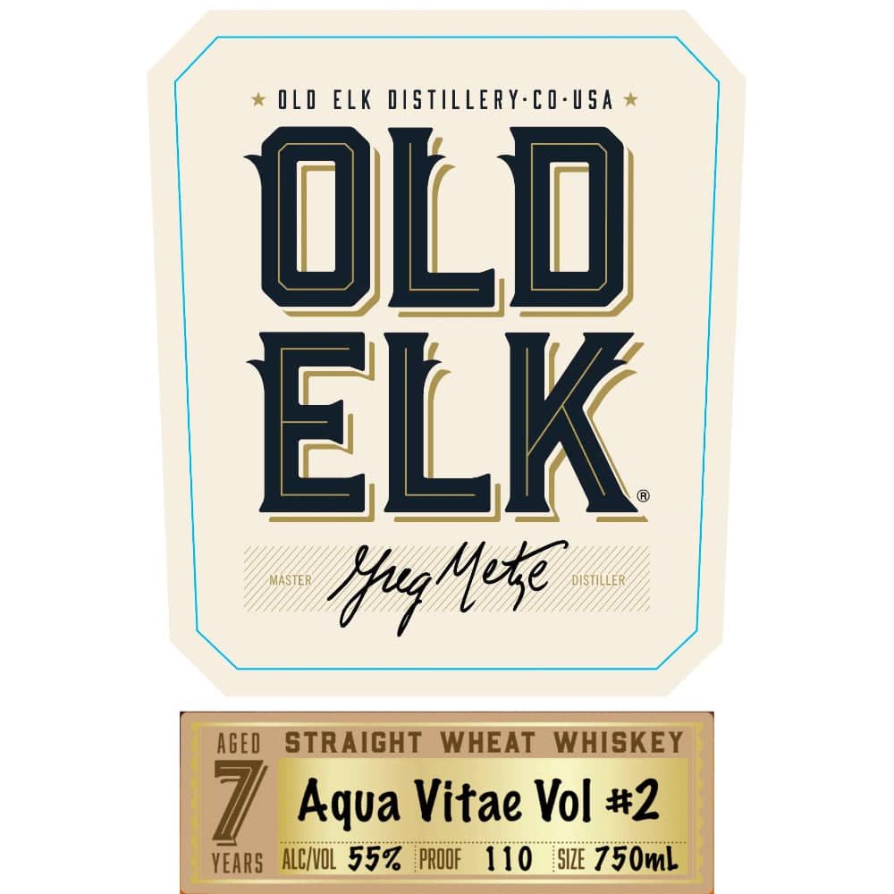 Old Elk Aqua Vitae Vol  #2 7 Year Old Straight Wheat Whiskey