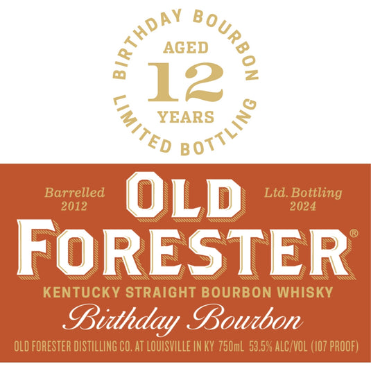 Old Forester Birthday Bourbon Whiskey 2024