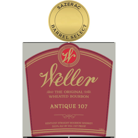 W.L. Weller Antique 107 Sazerac Barrel Select Whiskey