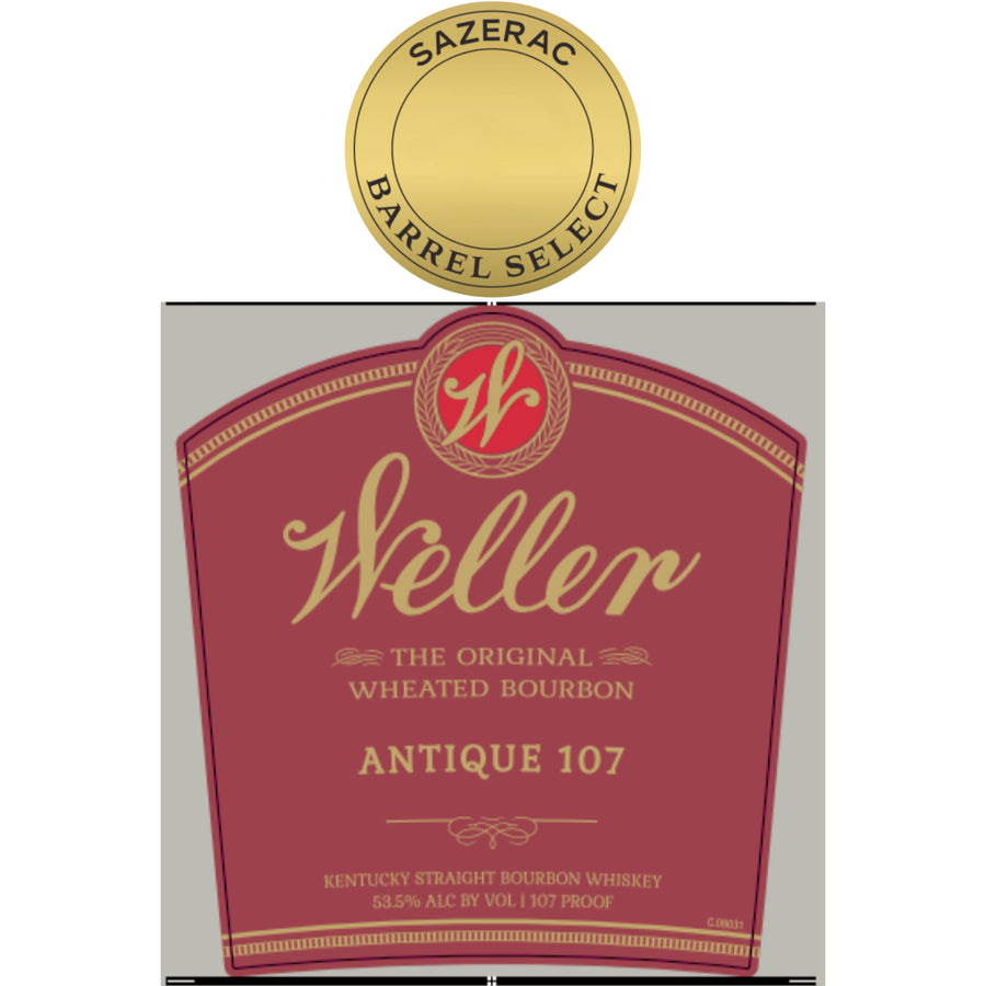 W.L. Weller Antique 107 Sazerac Barrel Select Whiskey