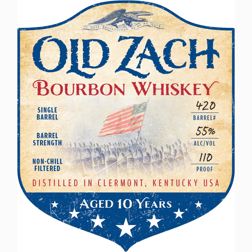 Old Zach 10 Year Old Bourbon Whiskey