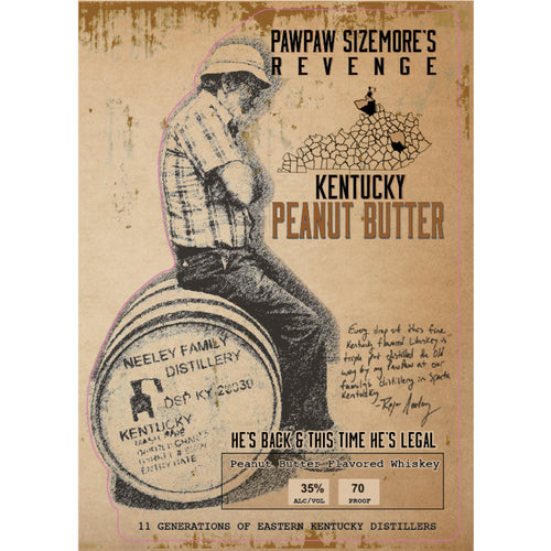 Pawpaw Sizemore’s Revenge Kentucky Peanut Butter Whiskey