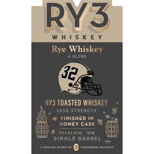 RY3 Honey Cask Finished Toasted Whiskey