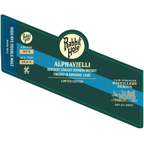 Rabbit Hole Alphavielli High Rye Double Malt Bourbon