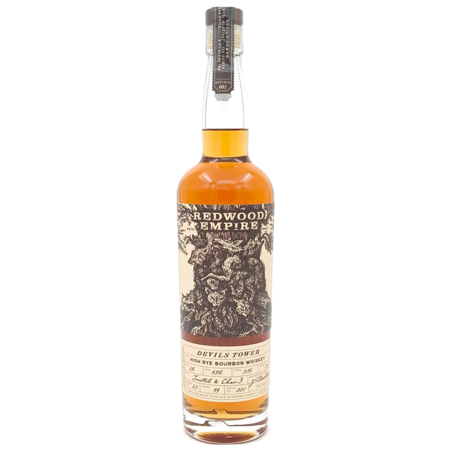 Redwood Empire Devils Tower High Rye Bourbon Whiskey