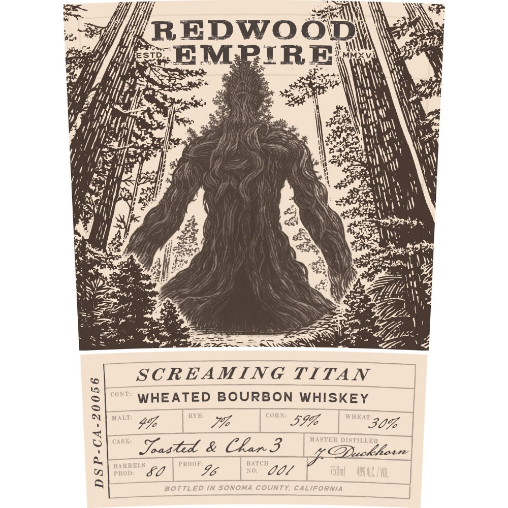 Redwood Empire Screaming Titan Wheated Bourbon