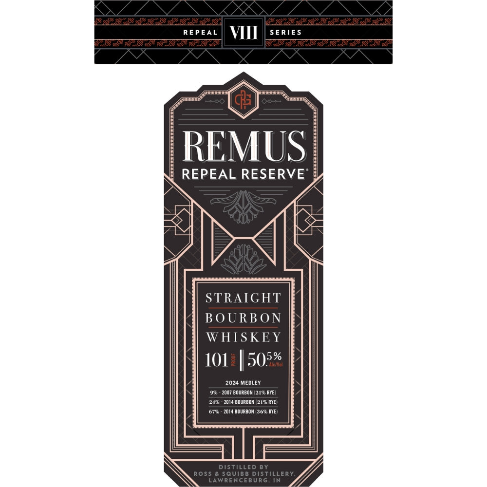 Remus Repeal Reserve Series VIII Straight Bourbon Whiskey