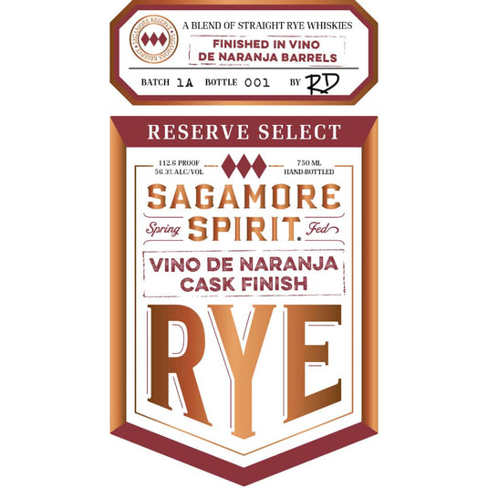 Sagamore Spirit Reserve Select Vino De Naranja Cask Finish Rye