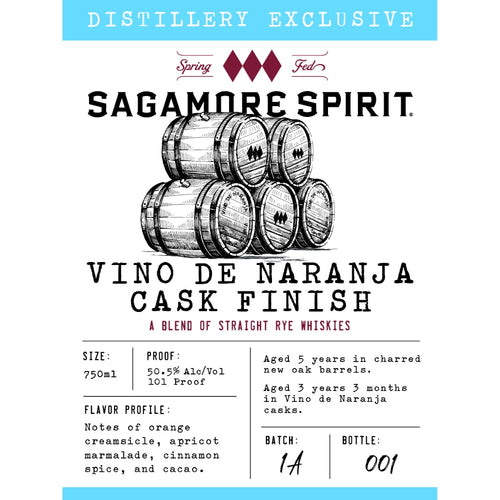 Sagamore Spirit Vino de Naranja Cask Finish Rye Whiskey