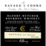 Savage & Cooke Bottled in Bond Bloody Butcher Bourbon Whiskey