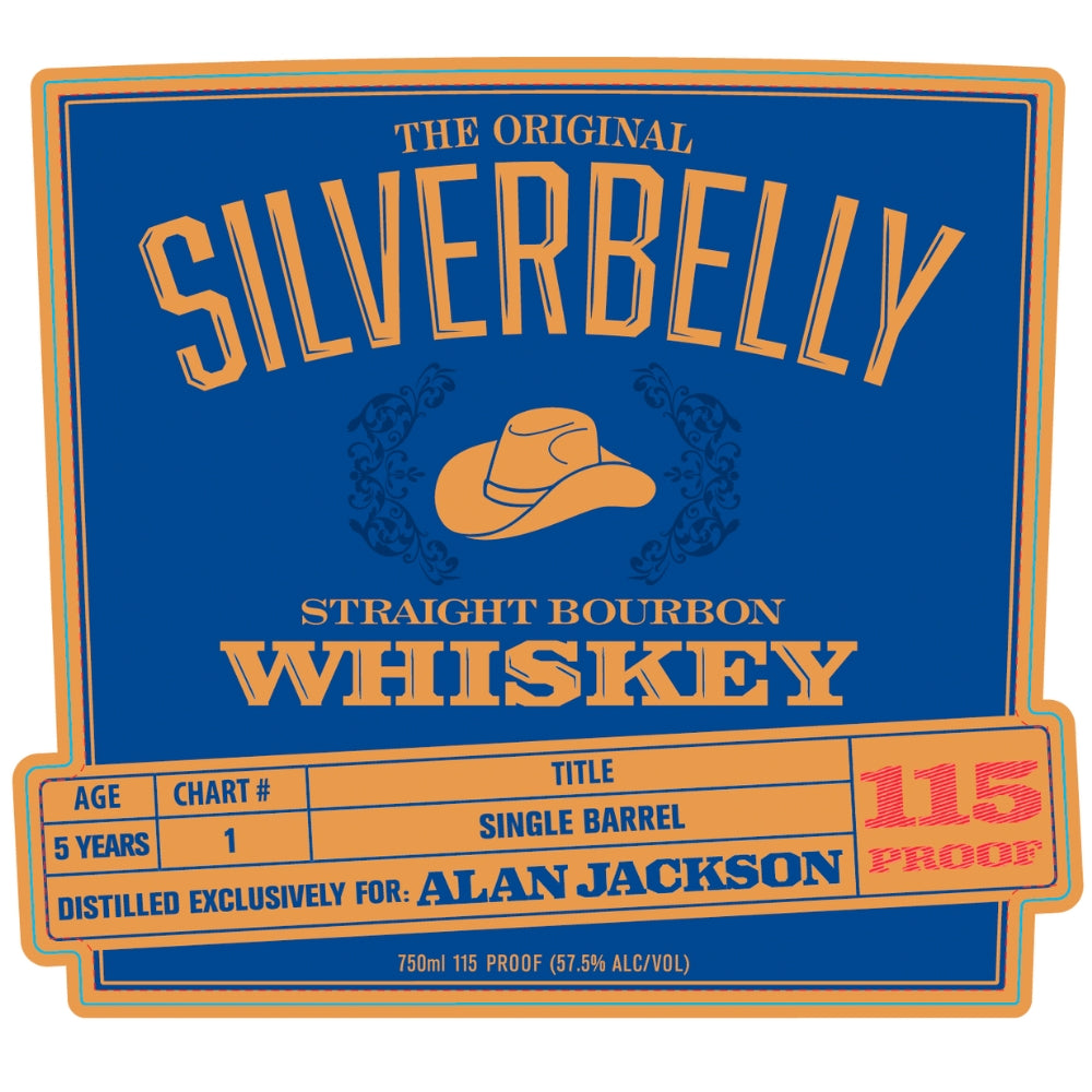 Silverbelly 5 Year Old Single Barrel Bourbon by Alan Jackson