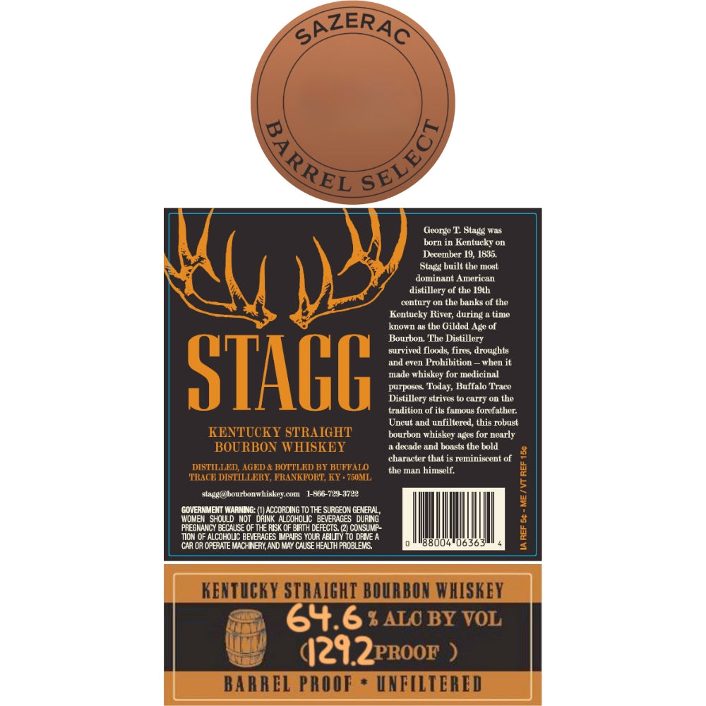 Stagg Sazerac Barrel Select