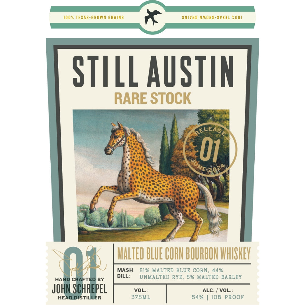 Still Austin Rare Stock Malted Blue Corn Bourbon