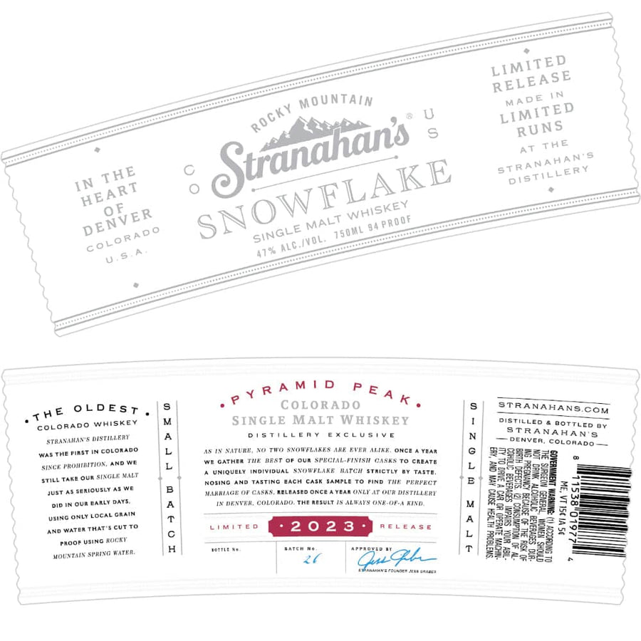 Stranahan's Snowflake 2023 Release