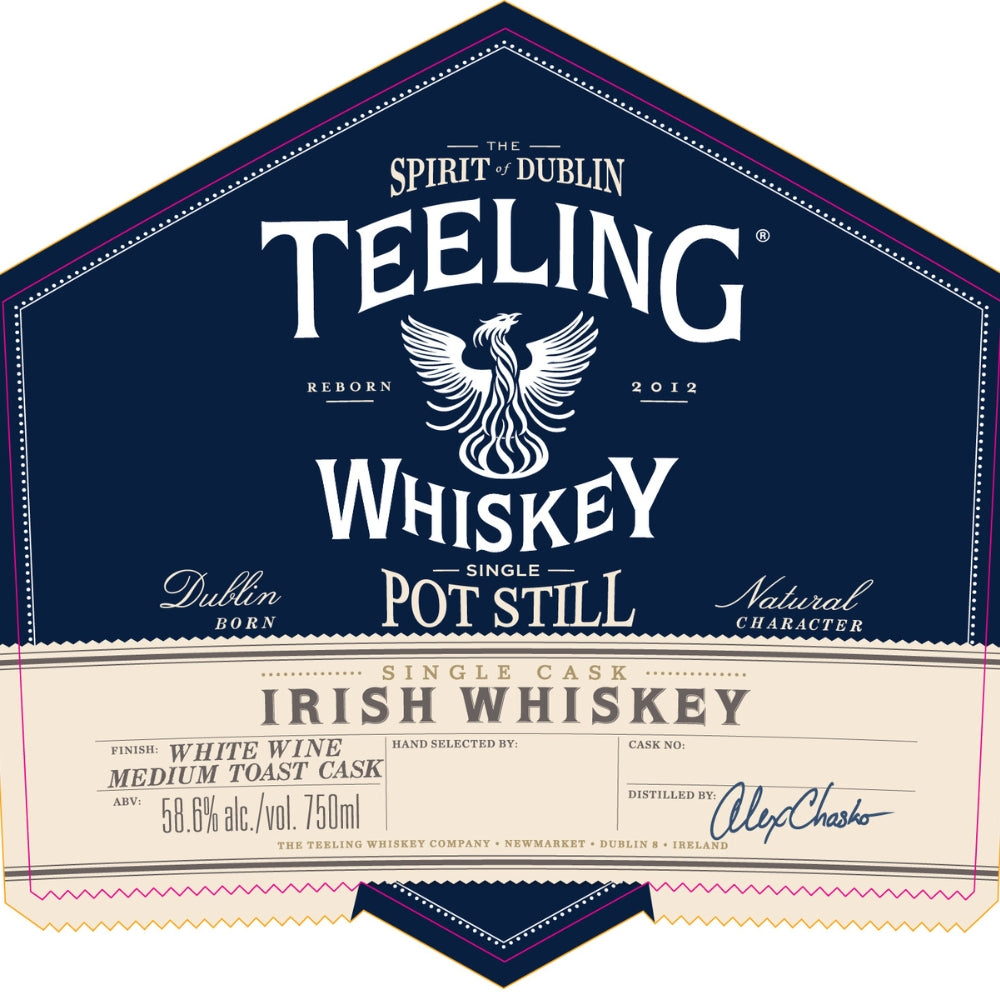 Teeling Single Pot Still White Wine Cask Medium Toast