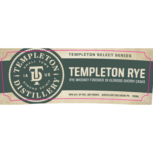 Templeton Rye Caribbean Cask Whiskey