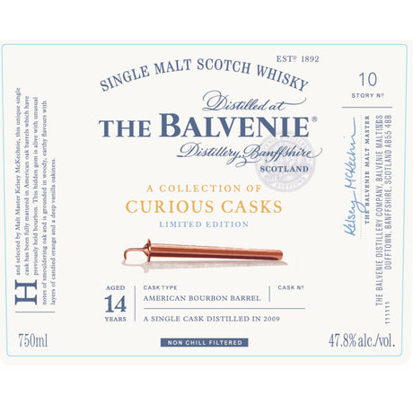 The Balvenie A Collection of Curious Casks 14 Year Old Scotch