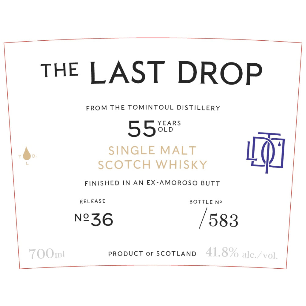 The Last Drop Release No. 36 55 Year Old