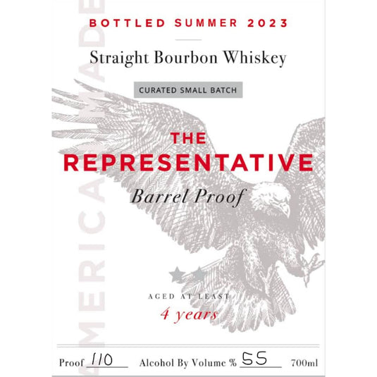The Representative Barrel Proof 4 Year Old Bourbon Summer 2023 Release