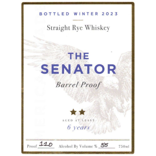 The Senator 6 Year Old Rye Whiskey Winter 2023