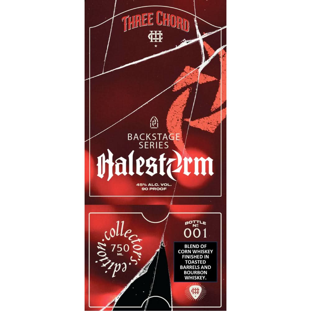 Three Chord Halestorm Blend of Corn Whiskey