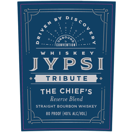 Whiskey JYPSI Tribute The Chief’s Reserve Blend by Eric Church