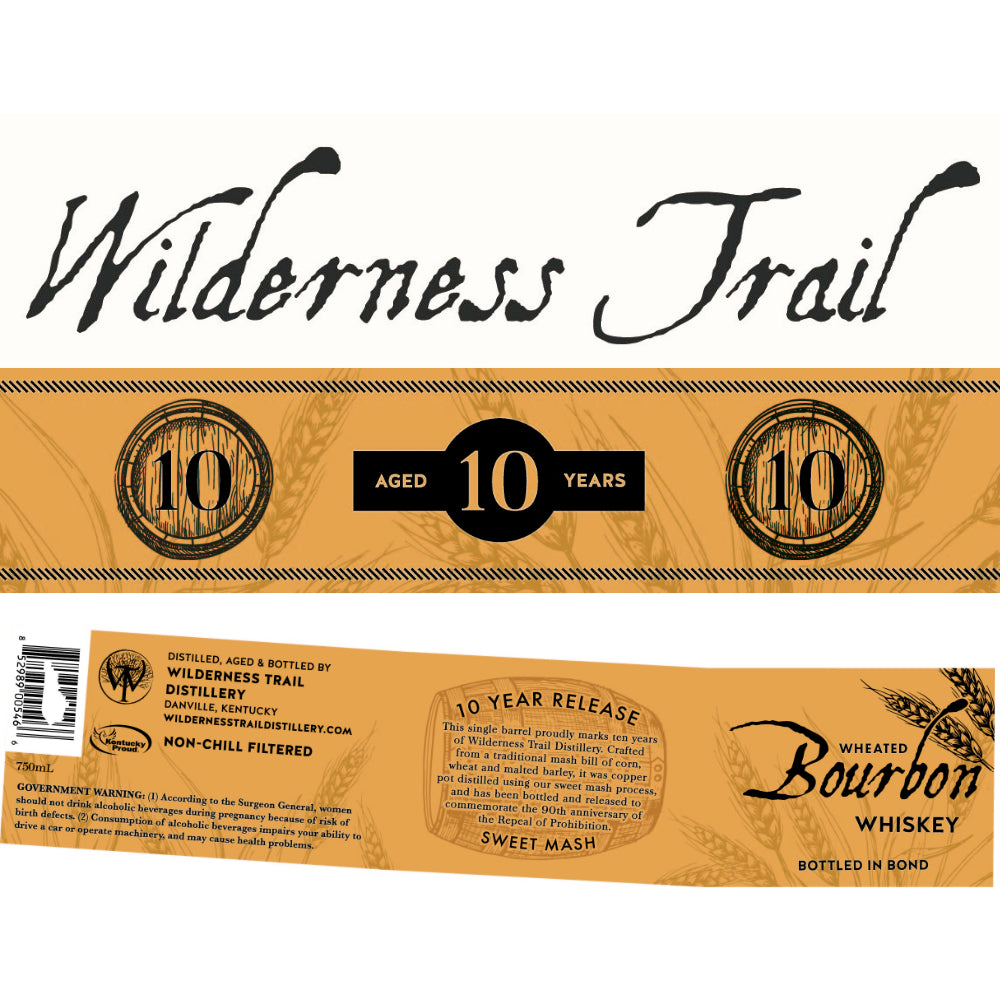 Wilderness Trail 10 Year Old Single Barrel Wheated Bourbon