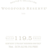 Woodford Reserve Batch Proof Whiskey  119.5