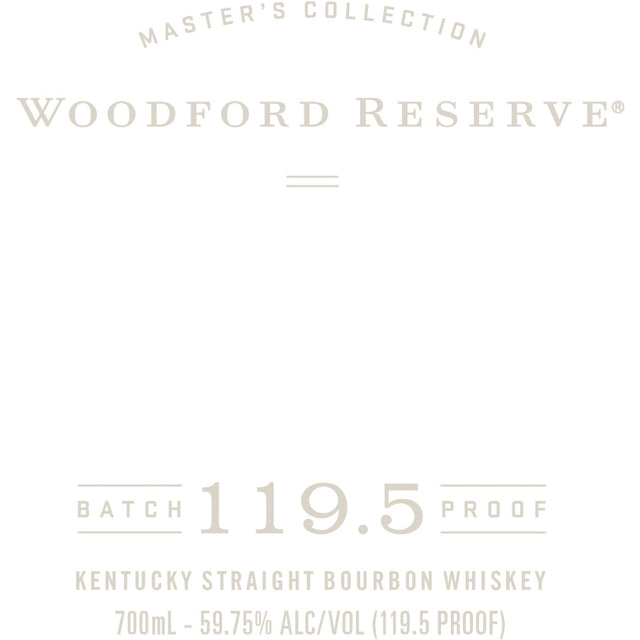 Woodford Reserve Batch Proof Whiskey  119.5