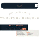 Woodford Reserve Distillery Series Toasted Bourbon 2024 Release Whiskey