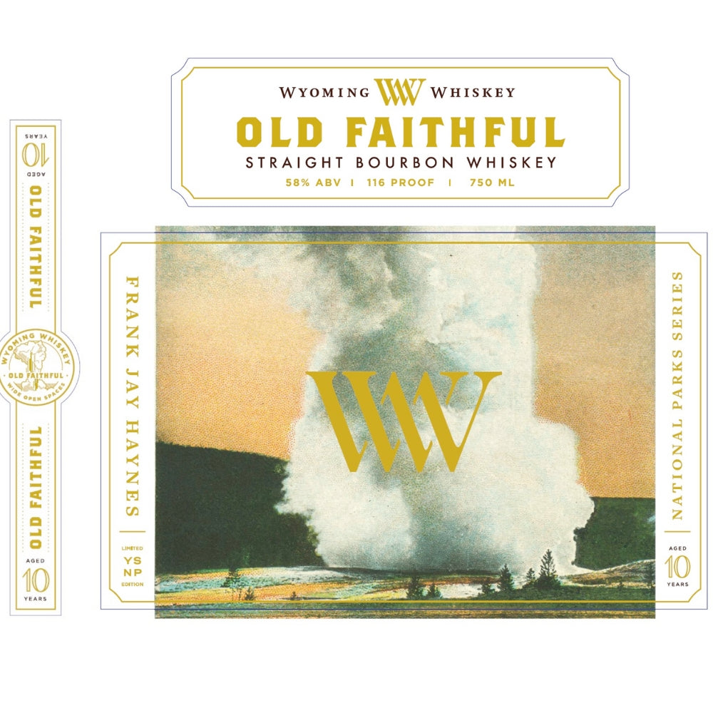 Wyoming Whiskey Old Faithful 10 Year Old Bourbon