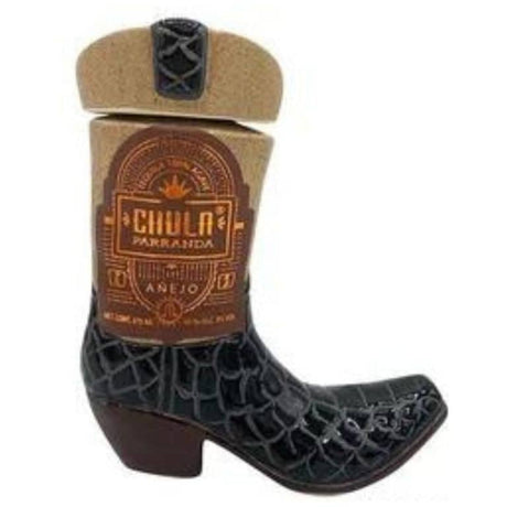 Chula Parranda Ceramic Boot Anejo Tequila