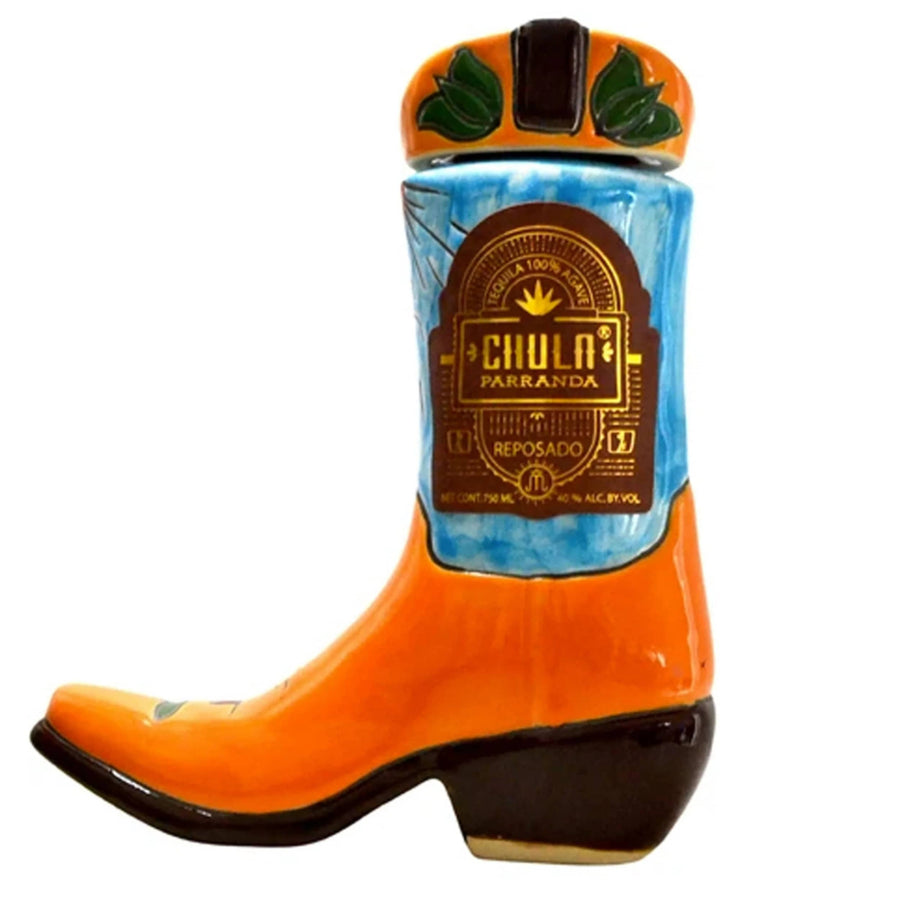 Chula Parranda Ceramic Boot Reposado Tequila