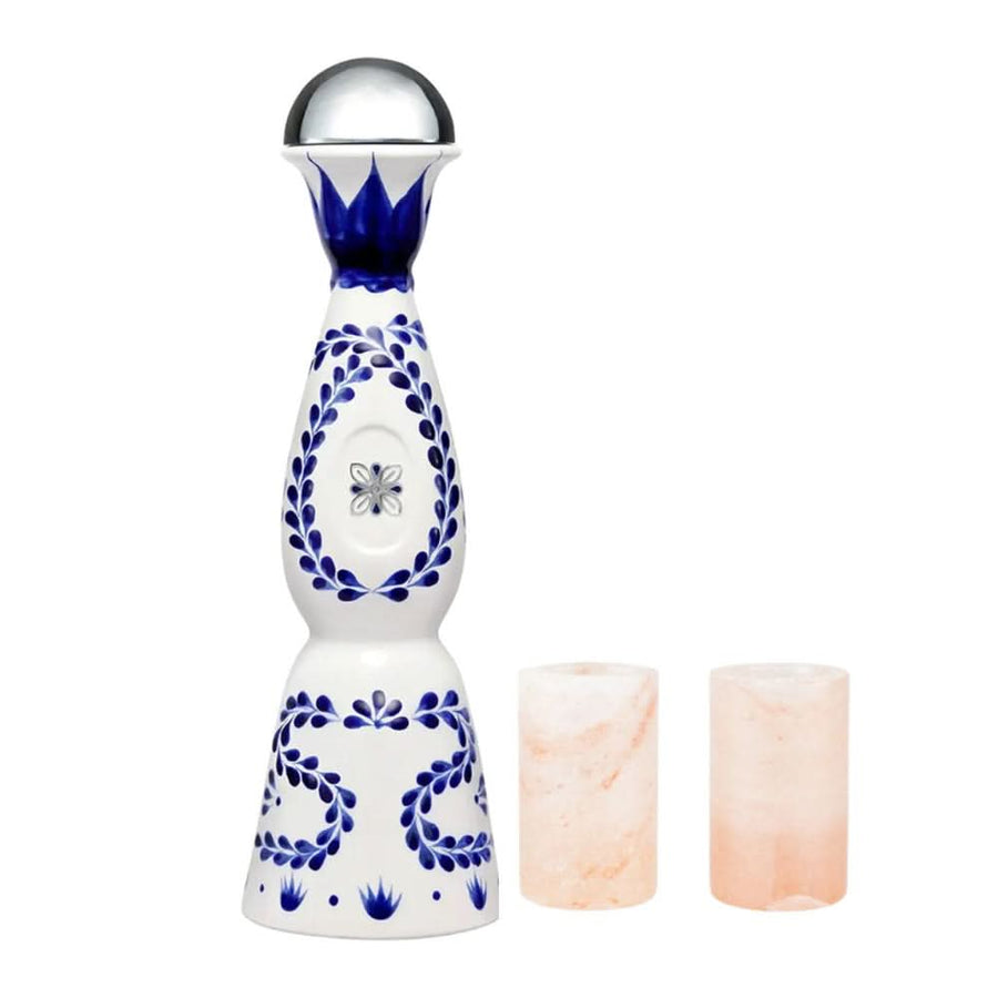 Clase Azul Reposado Tequila With Himalayan Salt Shot Glasses