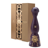 Clase Azul Tequila Día de los Muertos Limited Edition 2024 bottle, hand-painted with vibrant colors and symbolic elements like marigolds and butterflies, celebrating Mexican tradition.