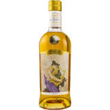 Bottle of Compass Box whisky on a white background