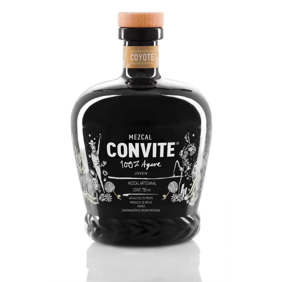 Convite Mezcal Artesanal Joven Coyote Edicion Especial Tequila