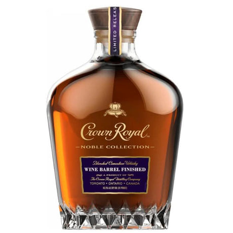 Crown Royal Noble Collection Wine Barrel Finish bottle featuring its rich amber color and elegant label design.