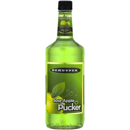 Dekuyper Sour Apple Schnapps Pucker Liqueur  1L