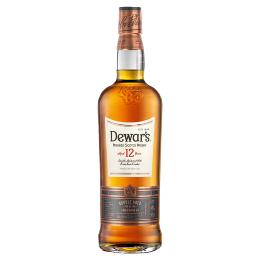 Dewar'S Blended Scotch Double Aged In 1St Fill Bourbon Casks 12 Year